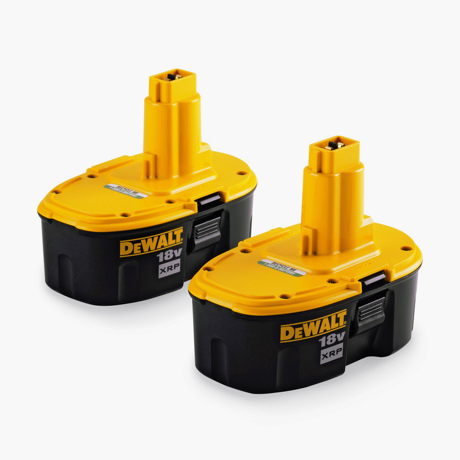 DEWALT 18-Volt 2-Pack 2.4 Amp-Hour; 2.4 Amp-Hour Nickel Cadmium (Nicd) Power Tool Battery Kit DEWALT 18-Volt 2-Pack 2.4 Amp-Hour; 2.4 Amp-Hour Nickel Cadmium (Nicd) Power Tool Battery Kit